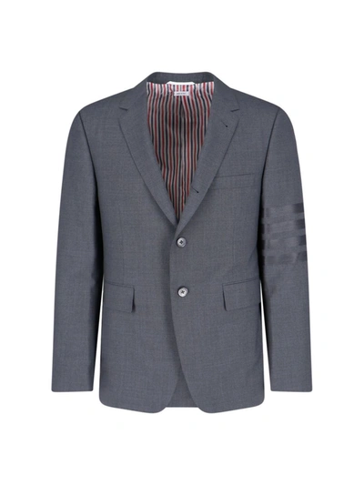 Shop Thom Browne Jackets In Grey