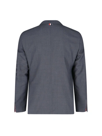 Shop Thom Browne Jackets In Grey