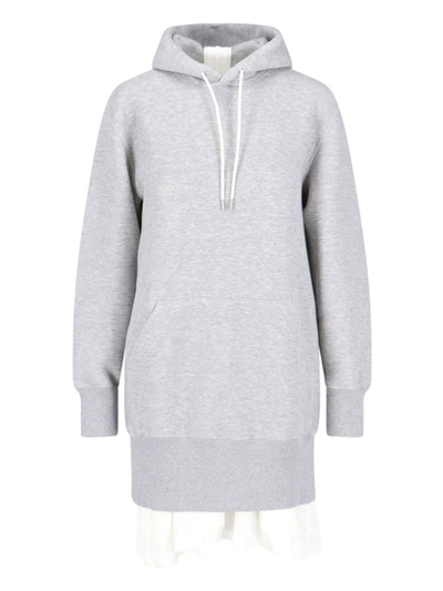 Shop Sacai Sweaters In Grey