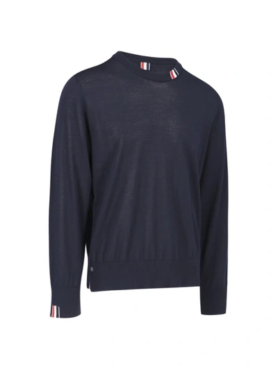 Shop Thom Browne Sweaters In Blue