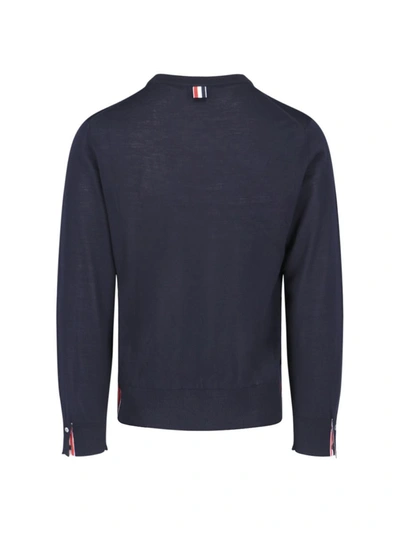 Shop Thom Browne Sweaters In Blue