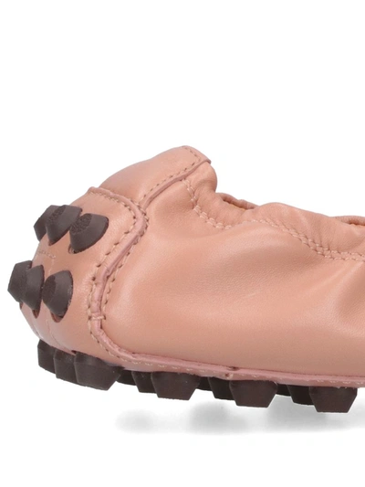 Tod's Flat Shoes In Pink