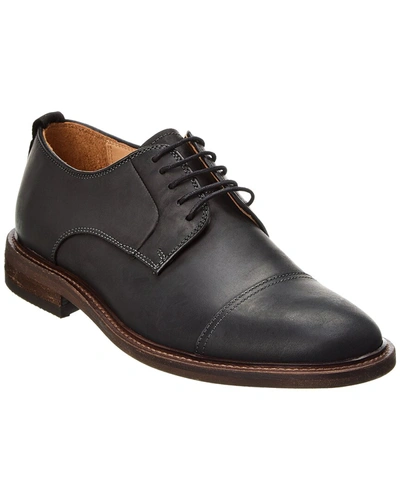 Shop Warfield & Grand Pearson Leather Oxford In Black