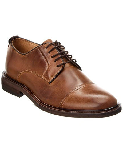 Shop Warfield & Grand Pearson Leather Oxford In Brown