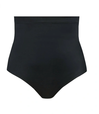 Shop Spanx Suit Your Fancy High Waist Thong In Black