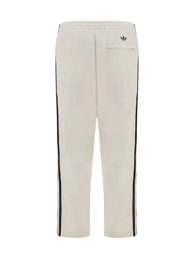 Shop Adidas Originals By Wales Bonner Pants In Chalk White