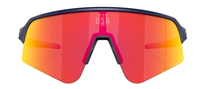 Shop Oakley Sutro Lite Sweep Team Usa 0oo9465-25 Shield Sunglasses In Red