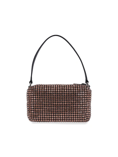 Alexander Wang Heiress" Metallic Chain Knit Shoulder Bag In Orange