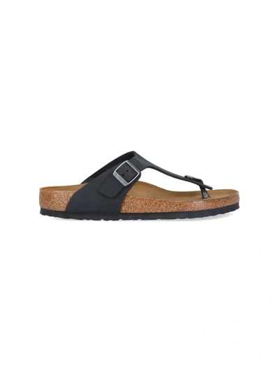 Birkenstock Gizeh Slides In Black