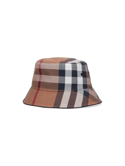Shop Burberry Hats In Brown