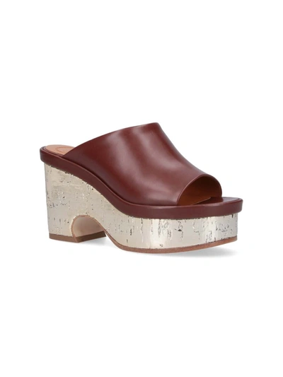 Shop Chloé Chloè With Heel In Brown