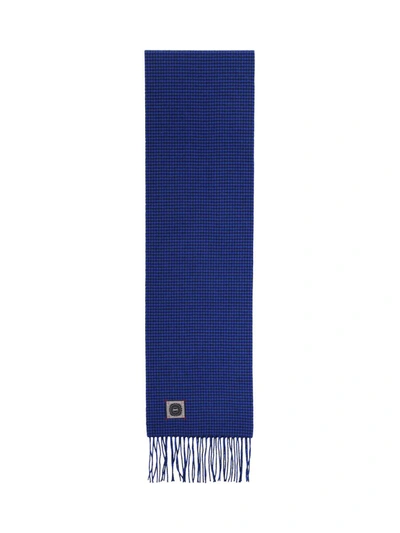Destin Houndstooth Scarf In Blue