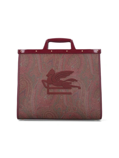 Shop Etro Bags In Red