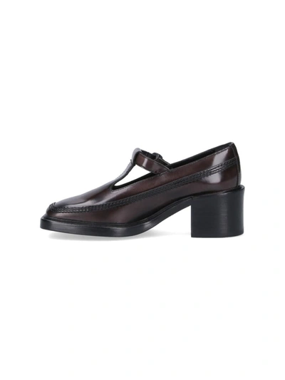 Shop Hereu Flat Shoes In Black