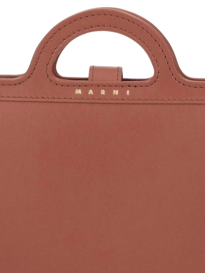 Shop Marni Wallets In Brown