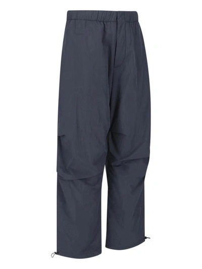 Shop Studio Nicholson Trousers In Blue