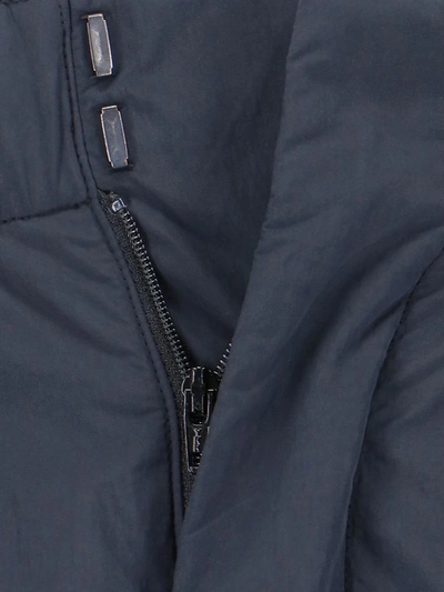 Studio Nicholson Straight Trousers With Elastic Waistband And Drawstring Hem In Blue