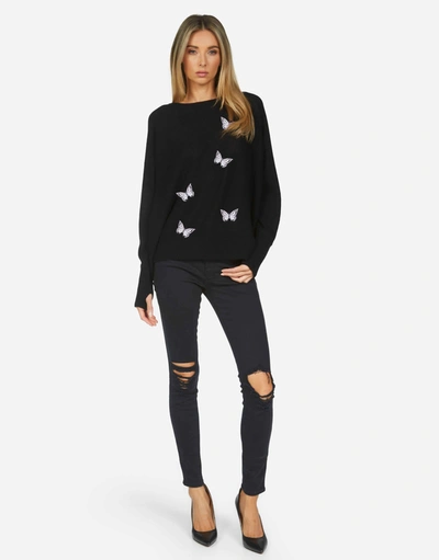 Lauren Moshi X Ladona X Optimist Butterflies In Black