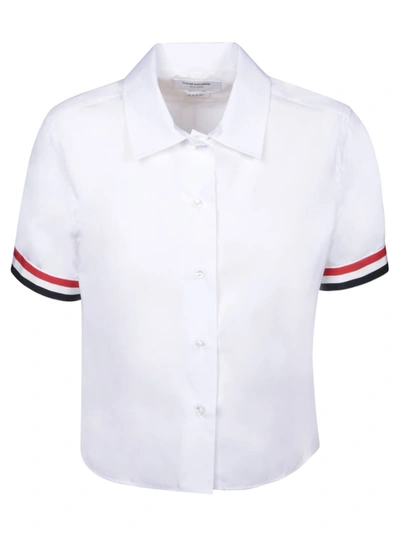 Shop Thom Browne Cardigans In White