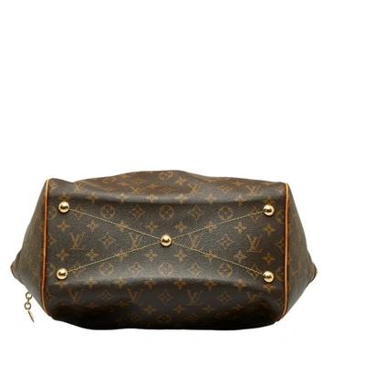 Pre-owned Louis Vuitton Tivoli Brown Canvas Tote Bag ()