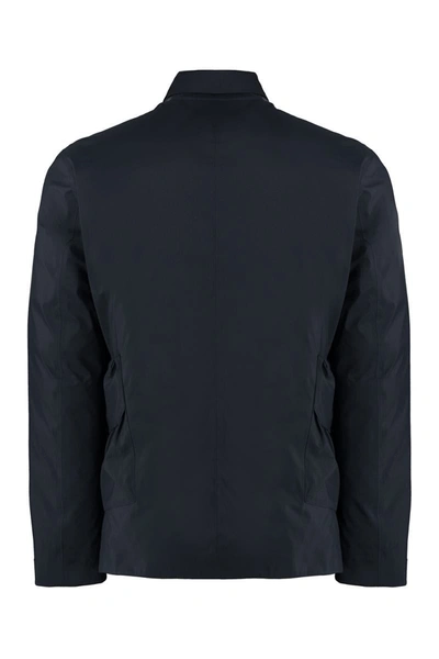 C.p. Company C.p.company Technical Fabric Jacket With Internal Removable Down Jacket In Blue