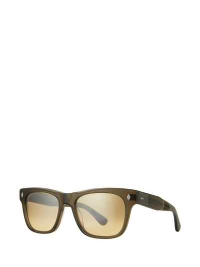Shop Garrett Leight Sunglasses In Olio