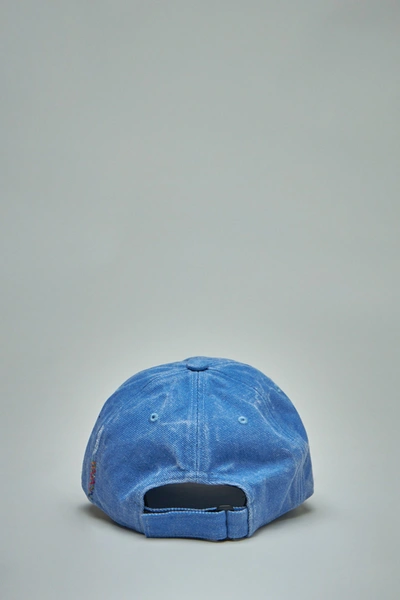 Shop Acne Studios Leather Face Patch Cap