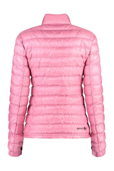 Shop Moncler Grenoble Walibi Full Zip Down Jacket In Pink