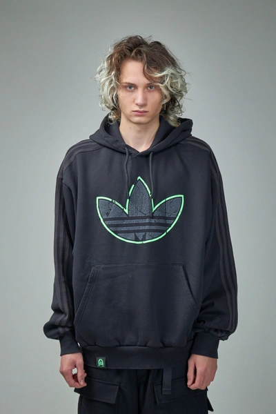 Shop Adidas Originals Youth Of Paris Hoodie Carbon