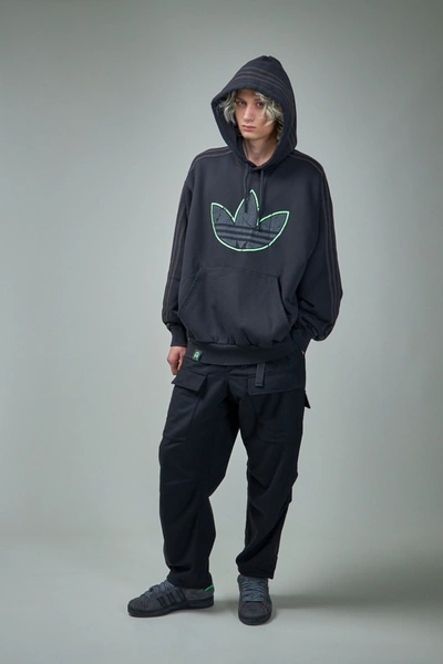 Shop Adidas Originals Youth Of Paris Hoodie Carbon