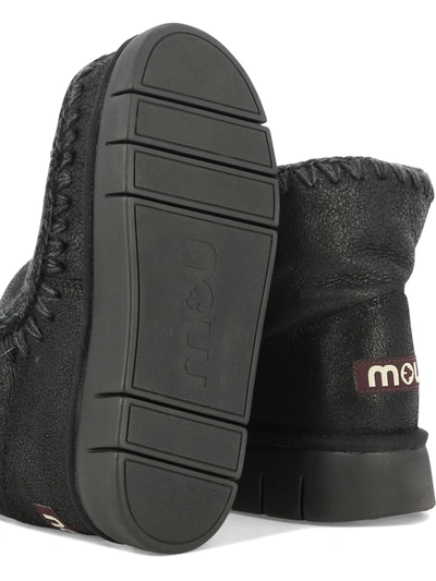 Mou Black 18 Boots In Gray
