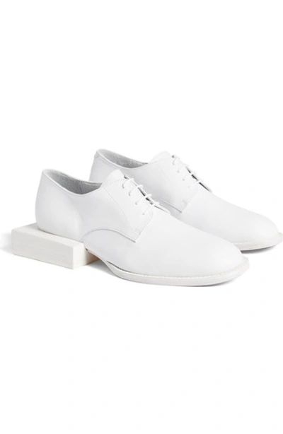 Shop Jacquemus 'les Chaussures Clown' Oxford (women) In White