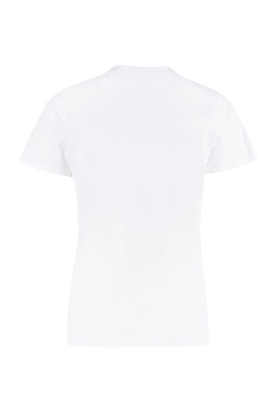Shop Polo Ralph Lauren Cotton T-shirt In White