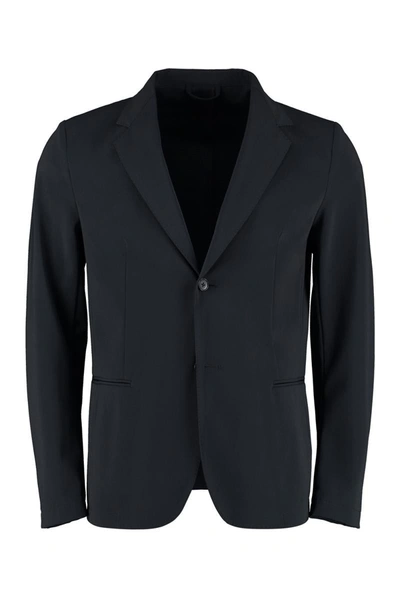 Shop The (alphabet) The (jacket) - Single-breasted Two-button Jacket In Black