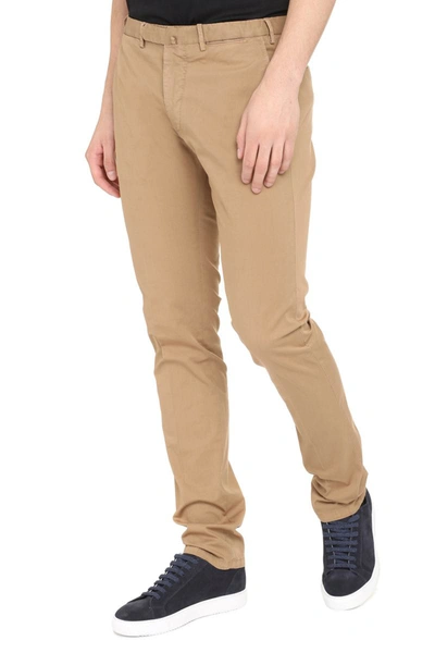 Shop The (alphabet) The (pants) - Cotton Chino Trousers In Brown