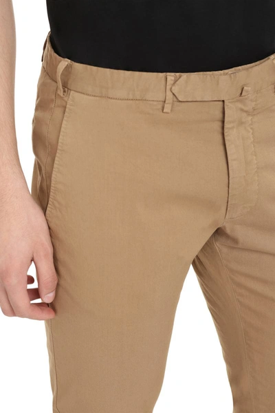 Shop The (alphabet) The (pants) - Cotton Chino Trousers In Brown