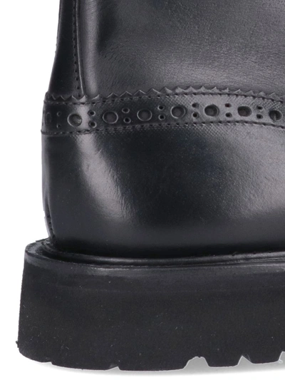 Tricker's Trickers Stow Vi-lite Brogue Boot In Black