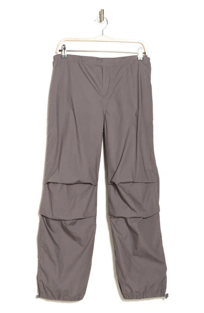 Shop Abound Parachute Cotton Cargo Pants In Grey Pearl