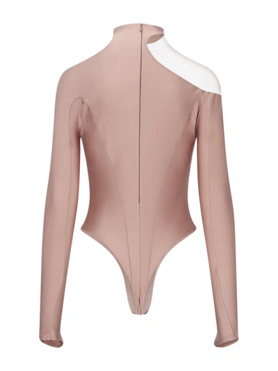 Shop Mugler Top In Pink