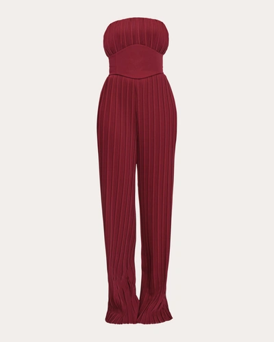 Shop Andrea Iyamah Women's Alta Jumpsuit In Red