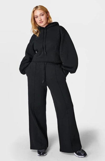 Shop Sweaty Betty The Elevated Drawstring Track Pants In Black