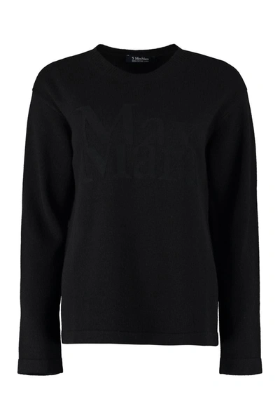 Shop 's Max Mara Amalfi Wool And Cashmere Pullover In Black