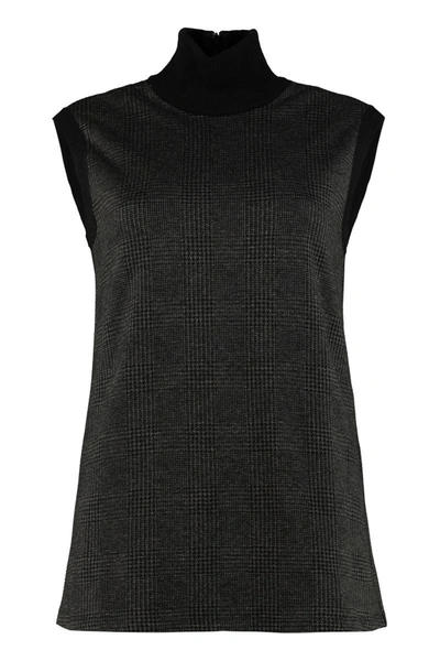 Shop Max Mara Abate Knitted Top In Grey