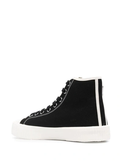 Shop Paul Smith Logo-print Hi-top Sneakers