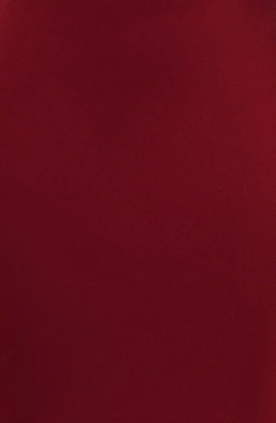 House Of Cb Sydel Bias Cut Satin Maxi Skirt In Blood Red