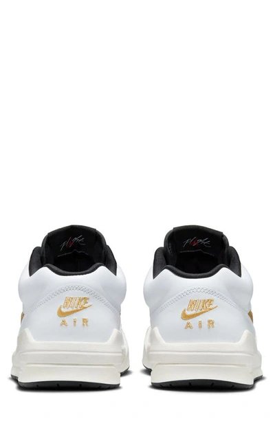 Shop Jordan Stadium 90 Sneaker In White/ Gold/ Black/ Sail