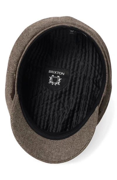 Shop Brixton Fiddler Cap In Desert Palm/ Sand