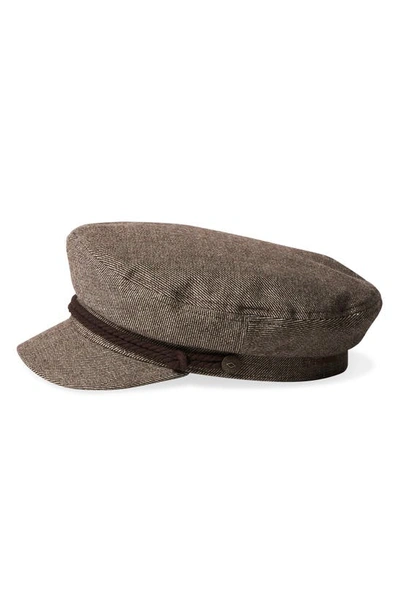 Shop Brixton Fiddler Cap In Desert Palm/ Sand