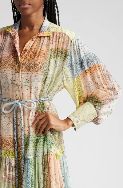 Zimmermann Matchmaker Lantern Mini Dress In Beige