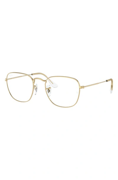 Shop Ray Ban Frank 54mm Square Optical Glasses In Yellow